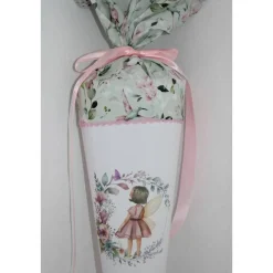 Schultüte.  Schultüte Baumwolle. Schultüte Fee. Schultüte aus Stoff.