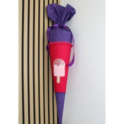 Schultüte.  Schultüte Baumwolle. Schultüte Eis