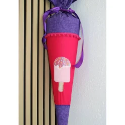 Schultüte.  Schultüte Baumwolle. Schultüte Eis