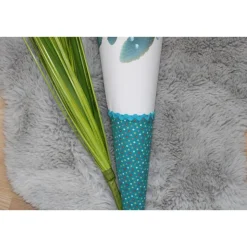 Schultüte.  Schultüte Baumwolle. Schultüte Schildkröte.  Schultüte Mädchen