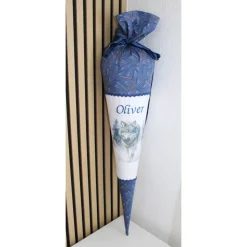 Schultüte.  Schultüte Baumwolle. Schultüte Wolf