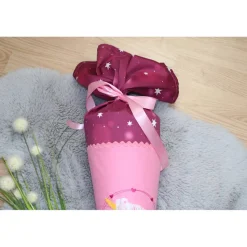 Schultüte.  Schultüte Baumwolle. Schultüte Einhorn. Schultüte Mädchen.