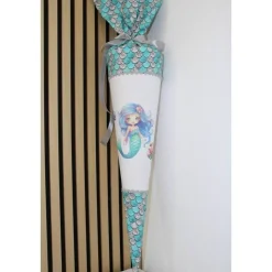 Schultüte.  Schultüte Baumwolle. Schultüte Meerjungfrau