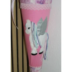 Schultüte.  Schultüte Baumwolle. Schultüte Einhorn