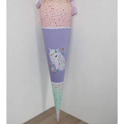 Schultüte.  Schultüte Baumwolle. Schultüte Einhorn