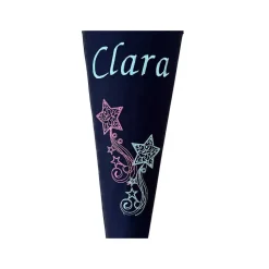 Schultüte Sterne  passend zu Step by Step Ranzen Glamour Star Astra, Stoff-Schultüte mit Namen