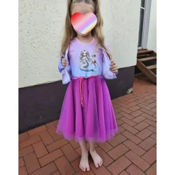 Schultüte Stoff + Tüll Meerjungfrau und Schildkröten Flieder PinkTüll  70cm 85cm   *personalisierbar und mit Kisseninlet