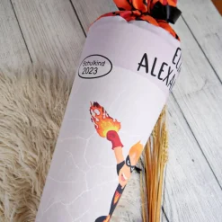 Schultüte Stoff SUPERHELD HELD  *personalisierbar und mit Kisseninlet