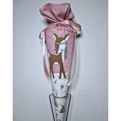 Schultüte Zuckertüte Boho Reh, personalisierbar, kurzfristig lieferbar!