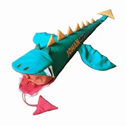 Schultüte Zuckertüte Drache - Grün