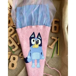 Schultüte Zuckertüte Einschulung gefilzte  Schultüte Bluey Mädchen