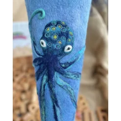 Schultüte Zuckertüte Einschulung Octopus Wollfilz gefilzte Schultüte