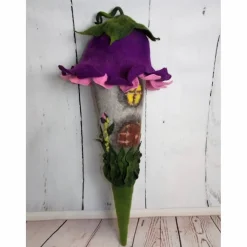 Schultüte, Zuckertüte ,Feenhaus, Filzschultüte, gefilzte Schultüte,