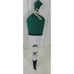 Schultüte, Zuckertüte, Fussballer auf Wunsch mit Namen und Einschulungstag bestickt  70 cm Länge