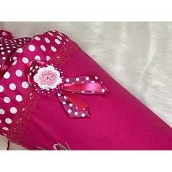 Schultüte, Zuckertüte, gestickt, Pferdekopf im Mähne, pink-weiß, Einschulung, personalisierbar, Mädchen, als Kissen