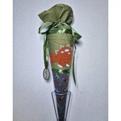 Schultüte Zuckertüte mit Dino, personalisierbar, kurzfristig lieferbar!