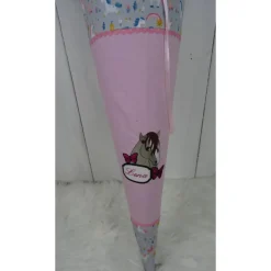 Schultüte, Zuckertüte, Pferd auf Wunsch mit Namen und Einschulungstag bestickt  70 cm Länge