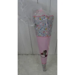 Schultüte, Zuckertüte, Pferd auf Wunsch mit Namen und Einschulungstag bestickt  70 cm Länge