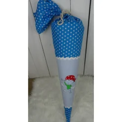 Schultüte, Zuckertüte, Pirat auf Wunsch mit Namen und Einschulungstag bestickt  70 cm Länge