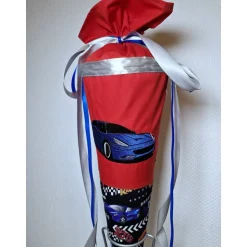 Schultüte Zuckertüte Rennauto, personalisierbar