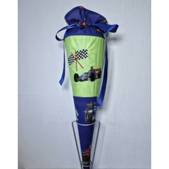 Schultüte Zuckertüte Rennauto, personalisierbar, kurzfristig lieferbar!