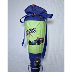 Schultüte Zuckertüte Rennauto, personalisierbar, kurzfristig lieferbar!
