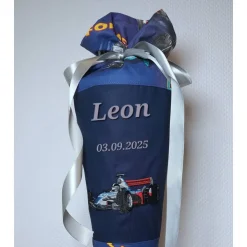 Schultüte Zuckertüte Rennauto, personalisierbar, kurzfristig lieferbar!