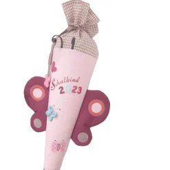 Schultüte Zuckertüte Schmetterling für Mädchen