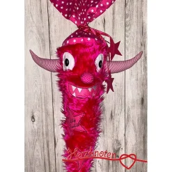 Schultüte, Zuckertüte, Schulstart, Monster, Stoff, Fell, genäht, mit Namen, personalisierbar, Einschulung, Kinder