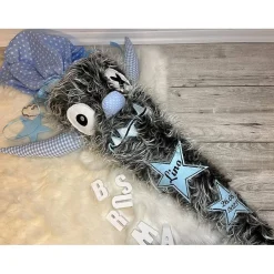 Schultüte, Zuckertüte, Schulstart, Monster, Stoff, Fell, genäht, mit Namen, personalisierbar, Einschulung, Kinder