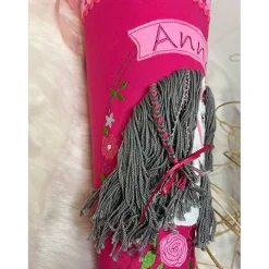 Schultüte, Zuckertüte, Schulstart, Pferd, Pferdekopf, Blumen,genäht, mit Namen, personalisierbar, Einschulung, Kinder