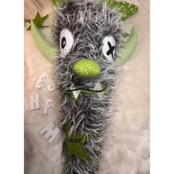 Schultüte, Zuckertüte, Schulstart, Monster, Fell, genäht, mit Namen, personalisierbar, Einschulung, Junge, Mädchen