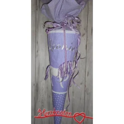 Schultüte, Zuckertüte, Schulstart, Einhorn, Unicorn, Blumen, genäht, mit Namen, personalisierbar, Einschulung