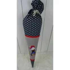 Schultüte, Zuckertüte, Skater auf Wunsch mit Namen und Einschulungstag bestickt  70 cm Länge