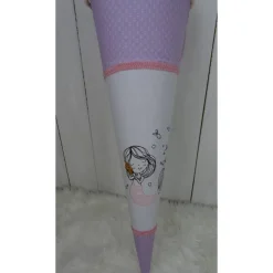 Schultüte, Zuckertüte,Meerjungfrau auf Wunsch mit Namen und Einschulungstag bestickt 70 cm Länge