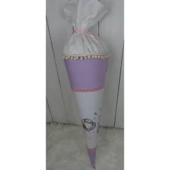 Schultüte, Zuckertüte,Meerjungfrau auf Wunsch mit Namen und Einschulungstag bestickt 70 cm Länge