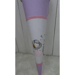 Schultüte, Zuckertüte,Meerjungfrau auf Wunsch mit Namen und Einschulungstag bestickt 70 cm Länge