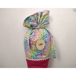 Schultüten-Anhänger aus Holz, personalisiert – Geschenk zur Einschulung & Schulanfang