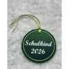 Schultütenanhänger Button Schulkind 2026 für die Schultüte oder Schulranzen zum Anhängen