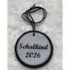 Schultütenanhänger Button Schulkind 2026 für die Schultüte oder Schulranzen zum Anhängen