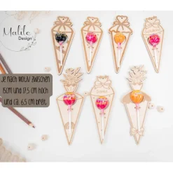 Schultütenanhänger, Holzanhänger Schultüte, Einschulungsgeschenk, Schultütendeko, Geschenk zur Einschulung, Gastgeschenk