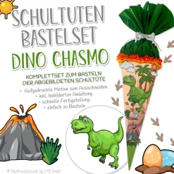 Schultüten-Bastelset "Dino Chasmo"