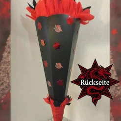 Schultüte/Zuckertüte Drachen mit deinem inkl. Name, perfekt für deine Einschulung