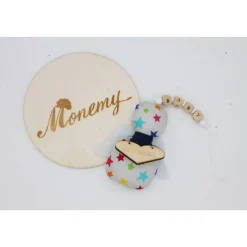 Schutzengel / Glücksbringer bunte Sterne mit Namen / Schutzengel Taufe / Engel aus Stoff