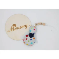 Schutzengel / Glücksbringer bunte Sterne mit Namen / Schutzengel Taufe / Engel aus Stoff