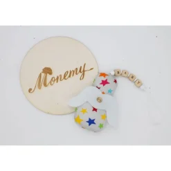 Schutzengel / Glücksbringer bunte Sterne mit Namen / Schutzengel Taufe / Engel aus Stoff