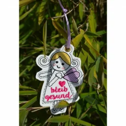 Schutzengel Anhänger Bitte bleib gesund Glücksbringer