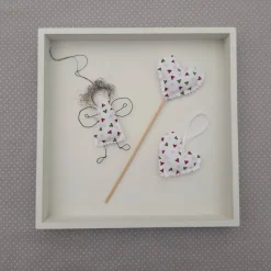 Schutzengel "Herzchen" Dekoset, Geldgeschenk, Glücksbringer