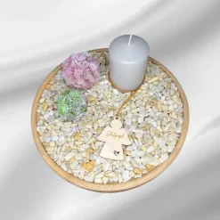 Schutzengel Holzanhänger aus Birkensperrholz – zur Taufe, Kommunion oder Konfirmation