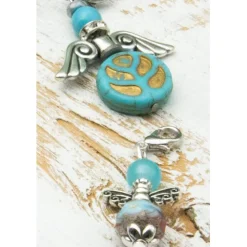 Schutzengel Set, Schlüsselanhänger, Taschenbaumler, Geschenkidee, Unisex, Mitbringsel, Adventskalenderfüllung